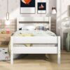 Twin Bed With Headboard And Footboard - White - Image 2