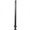 Handrails For Outdoor Steps, Fit 3 Or 4 Steps Outdoor Stair Railing, Picket#3 Wrought Iron Handrail, Flexible Porch Railing, Transitional Handrails For Concrete Steps Or Wooden Stairs - Black - Image 4
