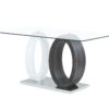 Royce - Dining Table Ecom - White / Gray - Image 2
