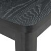 Topmax - Rustic Extendable Dining Table Set With Removable Leaf, 6 Upholstered Armless Dining Chairs And 2 Padded Arm Chairs, 9 Pieces - Black - Image 17