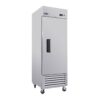 Commercial Refrigerator 23 Cu.Ft With 1 Solid Door Reach-In Refrigerators Stainless Steel Etl Approved Upright Fridge Storage - Silver - Image 6