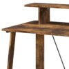 Nypho - Writing Desk - Weathered Oak / Black - Image 3