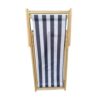 Sling Folding Chaise Lounge Chair - Stripe Blue - Image 6