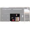 Vanessa - 2 Compartment Bookshelf - Black / Gold - Image 2