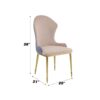 Caolan Lavender - Side Chair (Set of 2) - Tan / Gold - Image 7