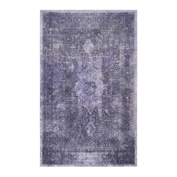 Maval - 2' X 3' Washable Area Rug - Anthracite