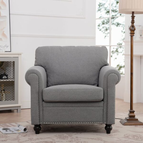 37.4" 1 Seater Sofa - Gray