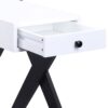 Fierce - Accent Table With Built - In USB Port - White / Black - Image 8