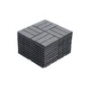 30 Piece Interlocking Deck Tiles Checker Pattern, Square Acacia Hardwood Outdoor Flooring For Patio, Bancony, Pool Side - Light Gray - Image 26