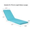 Outdoor Lounge Chairs (Set of 2), Cushion Replacement Patio Funiture Seat Cushion Chaise Lounge Cushion - Sky Blue - Image 3