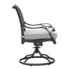 Durable Outdoor Dining Swivel Rockers With Cushions (Set of 2) - Sandstorm - Image 7
