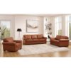 Brookfield - Leather Sofa - Brown - Image 4
