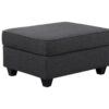 Leo - 7 Piece Modular L-Shape Sectional Sofa And Ottoman - Dark Gray - Image 7