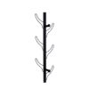 Entryway Mounted Accent Coat Rack, Mounted Rack For Bathroom - Black - Image 3