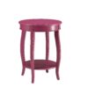 Aberta - Accent Table With 1 Layer Of Storage - Purple - Image 5