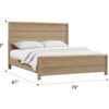 Clove - King Panel Bed - Tan - Image 5