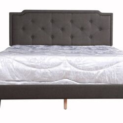 Deb - Queen Bed Button Tufted - Black
