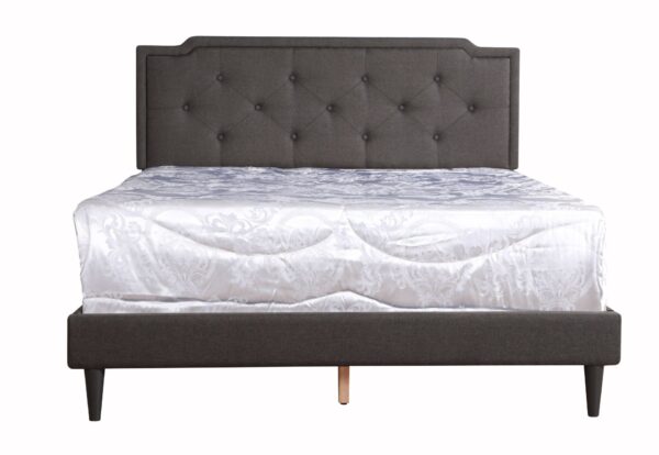 Deb - Queen Bed Button Tufted - Black