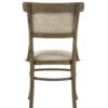 Bistro - 7 Piece Dining Table With Off White Fabric Dining Chairs (Set of 7) - Vintage Walnut - Image 9