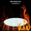 28" Round Tempered Glass Table Top Clear Glass 2 / 5" Thick Beveled Polished Edge - Transparent - Image 13
