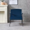 Cloth Leisure - Metal Frame Recliner, For Living Room And Bedroom - Blue - Image 18