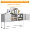 Modern Sideboard Buffet With Plenty Of Storage Space, Anti-Tilt Mechanism, Elegant Handles, Silent Magnetic Closures And Eco-Friendly Finishes For Kitchen, Dining Room, Bed Room And Living Room - White - Image 9