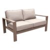 6 Piece Sofa Seating Group With Cushions, Wood Grained - Light Brown - Image 6