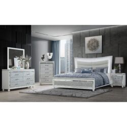 Maloise - 5 Piece Full Bedroom Set - White