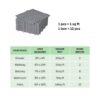 Interlocking Deck Tiles Plastic Waterproof Outdoor All Weather Anti-Slip Bathroom Shower Balcony Porch Strong Weight Capacity Upto 440 Lbs, Pebble Stone Pattern Pack Of 24 - Gray - Image 2