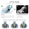 Massage Chair, Zero Gravity Shiatsu Massage Chairs Full Body And Recliner Sl-Track Massage Chair With Bluetooth Speaker, Anion, Thai Stretch, USB Charing, Heating And Foot Roller Massager - Black - Image 11