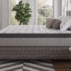 12" King Diamond Innerspring Hybrid And Cooling Gel Memory Foam Mattress, High Quality, Pressure Relief, And Motion Isolation, Certipur-Us And Oeko Tex Certified - Gray - Image 5