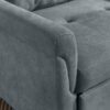 Hannah - Woven Convertible Armchair - Dark Gray - Image 3