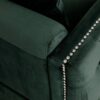 Bayberry - Velvet Sofa Loveseat Living Room Set - Green - Image 9