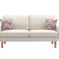 Bahamas - Sofa With 2 Throw Pillows - Beige