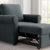 3 In 1 Sofa Bed Chair, Convertible Sleeper Chair Bed, Adjust Backrest Into A Sofa, Lounger Chair, Single Bed, Modern Chair Bed Sleeper For Adults - Deep Blue - Image 9