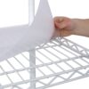 20" 6 Tier 6000Lbs Capacity Nsf Metal Shelf Wire Shelving Unit, Heavy Duty Adjustable Storage Rack With Wheels & Shelf Liners For Commercial Grade Utility Steel Storage Rack - White - Image 10