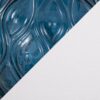 Gloria - Round Contemporary Lamp (Set of 2) - Dark Moroccan Blue / Chrome / White - Image 4