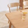 Simple Dining Chair, Solid Chair Table For Living Room Chair (Set of 4) - Natural - Image 10