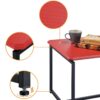 GT - 3 Piece Carbon Fiber Wrap Coffee Table And End Table (Set of 3) - Red - Image 5