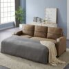 Broaching Storage Sofa - Brown - Image 2