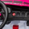 12V4A 20W*2 One Button Start, Forward And Backward, High And Low Speed, Music, Front Light, Power Display, Two Doors Can Open, 2.4G R / C, Seat Belt Four Wheel Absorber Kids Ride On Car - Pink - Image 15