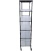 6 Tier 6000Lbs Capacity Nsf Metal Shelf Wire Shelving Unit, Heavy Duty Adjustable Storage Rack With Wheels & Shelf Liners For Commercial Grade Utility Steel Storage Rack - Black - Image 13
