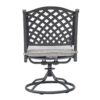 Durable Outdoor Dining Swivel Rockers With Cushions (Set of 2) - Sandstorm - Image 5