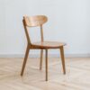 Simple Dining Chair, Solid Chair Table For Living Room Chair (Set of 4) - Natural - Image 2