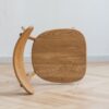Simple Dining Chair, Solid Chair Table For Living Room Chair (Set of 4) - Natural - Image 9