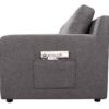 Waylon - Linen 7 Seater U-Shape Sectional Sofa Chaise With Pocket - Gray - Image 4