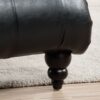 Tufted Armless Chaise Lounge - Black - Image 10