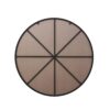 Wall Mirror Circular Mirror Metal Framed Mirror Round Vanity Mirror Dressing Mirror, For Bathroom, Living Room, Bedroom - Black - Image 5