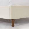 Peyton - King Bed Upholstered With High Headboard, Traditional Hand Buttoned Tufting - Ivory Velvet - Image 5