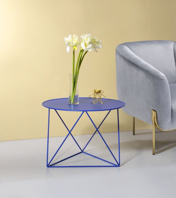 Epidia - Display & Utility Accent Table - Blue